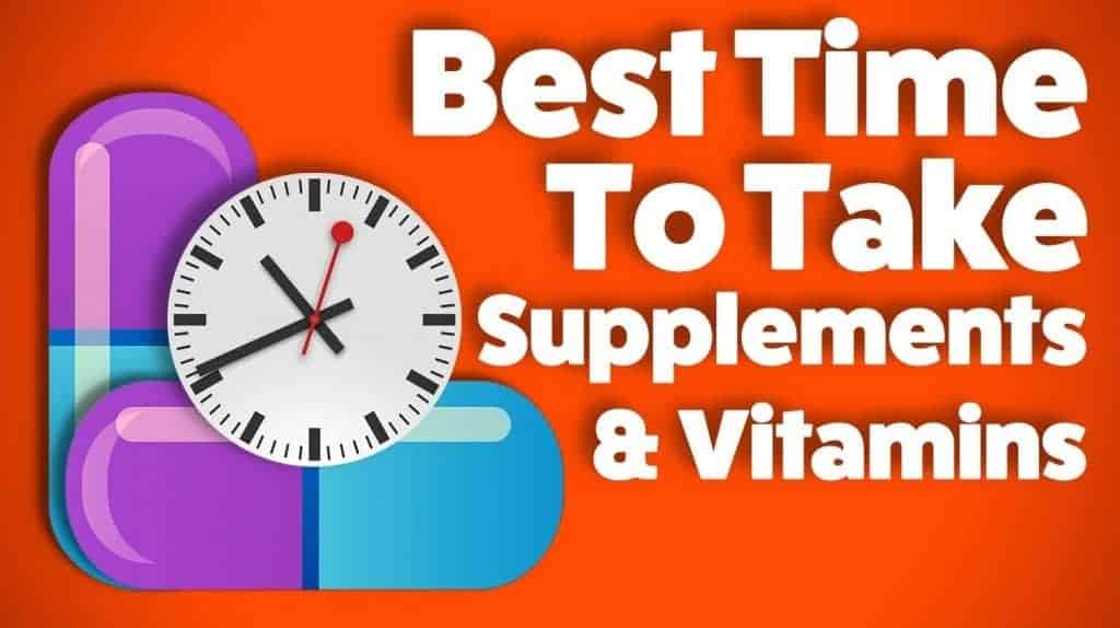 supplement timing