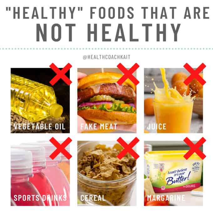 not healthy foods